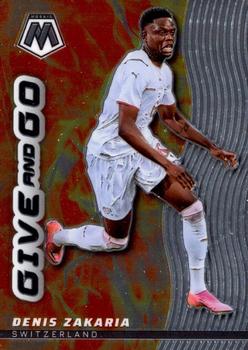 2021-22 Panini Mosaic Road to FIFA World Cup - Give and Go #2 Denis Zakaria Front