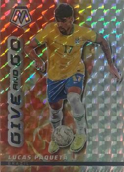 2021-22 Panini Mosaic Road to FIFA World Cup - Give and Go Mosaic #21 Lucas Paqueta Front