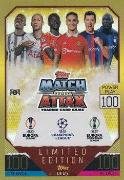 2022-23 Topps Match Attax UEFA Champions League & UEFA Europa League - New Signings Limited Edition #LEU3 New Signings Front