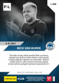 2022-23 SportZoo Live Fortuna:Liga #L-008 Mick Van Buren Back