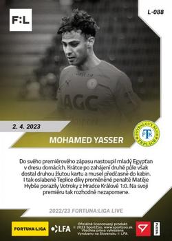 2022-23 SportZoo Live Fortuna:Liga #L-088 Mohamed Yasser Back