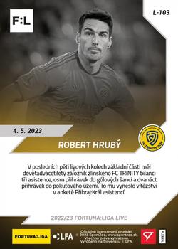 2022-23 SportZoo Live Fortuna:Liga #L-103 Robert Hruby Back