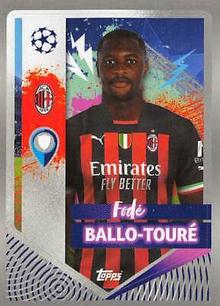 2022-23 Topps UEFA Champions League Sticker Collection #30 Fodé Ballo-Touré Front