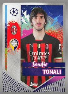 2022-23 Topps UEFA Champions League Sticker Collection #36 Sandro Tonali Front