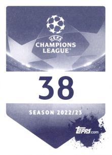 2022-23 Topps UEFA Champions League Sticker Collection #38 Brahim Díaz Back