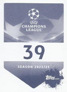 2022-23 Topps UEFA Champions League Sticker Collection #39 Rafael Leão Back