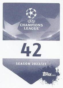 2022-23 Topps UEFA Champions League Sticker Collection #42 Divock Origi Back
