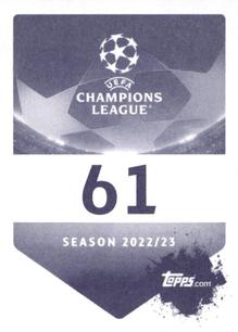 2022-23 Topps UEFA Champions League Sticker Collection #61 Devyne Rensch Back