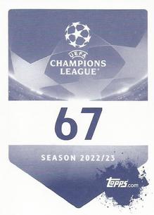 2022-23 Topps UEFA Champions League Sticker Collection #67 José María Giménez Back