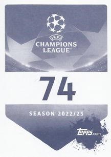 2022-23 Topps UEFA Champions League Sticker Collection #74 Yannick Carrasco Back