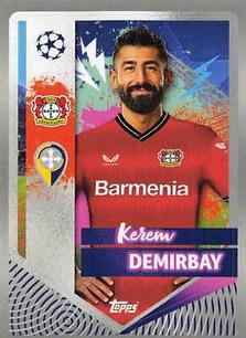 2022-23 Topps UEFA Champions League Sticker Collection #88 Kerem Demirbay Front