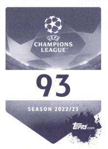 2022-23 Topps UEFA Champions League Sticker Collection #93 Moussa Diaby Back