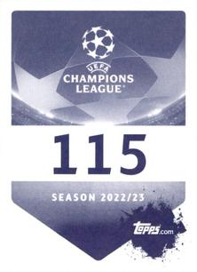 2022-23 Topps UEFA Champions League Sticker Collection #115 Tom Rothe Back