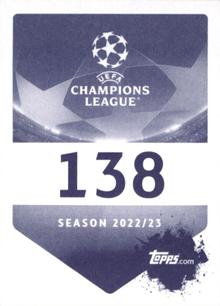 2022-23 Topps UEFA Champions League Sticker Collection #138 Kalidou Koulibaly Back