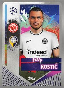 2022-23 Topps UEFA Champions League Sticker Collection #180 Filip Kostić Front