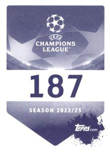 2022-23 Topps UEFA Champions League Sticker Collection #187 Jesper Lindström Back