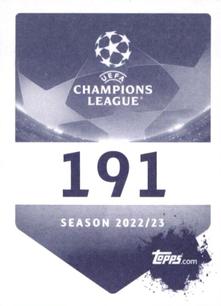 2022-23 Topps UEFA Champions League Sticker Collection #191 Gerard Piqué Back