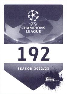 2022-23 Topps UEFA Champions League Sticker Collection #192 Andreas Christensen Back