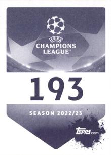 2022-23 Topps UEFA Champions League Sticker Collection #193 Ronald Araújo Back