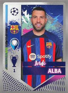 2022-23 Topps UEFA Champions League Sticker Collection #194 Jordi Alba Front