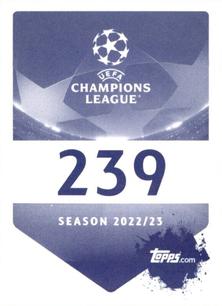 2022-23 Topps UEFA Champions League Sticker Collection #239 Romelu Lukaku Back