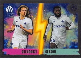 2022-23 Topps UEFA Champions League Sticker Collection #350 Mattéo Guendouzi / Gerson Front