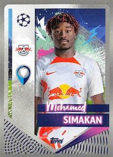 2022-23 Topps UEFA Champions League Sticker Collection #370 Mohamed Simakan Front