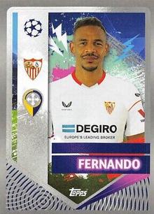 2022-23 Topps UEFA Champions League Sticker Collection #410 Fernando Front