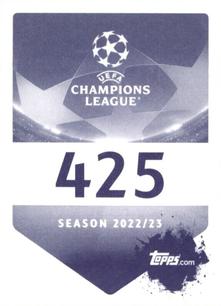 2022-23 Topps UEFA Champions League Sticker Collection #425 Valeriy Bondar Back