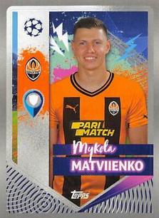 2022-23 Topps UEFA Champions League Sticker Collection #426 Mykola Matviienko Front