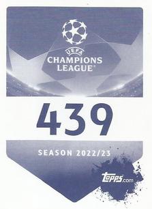 2022-23 Topps UEFA Champions League Sticker Collection #439 Mykhalo Mudryk Back