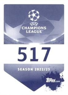 2022-23 Topps UEFA Champions League Sticker Collection #517 Paolo Maldini Back
