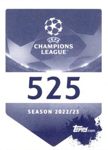 2022-23 Topps UEFA Champions League Sticker Collection #525 Mohamed Salah Back