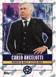 2022-23 Topps UEFA Champions League Sticker Collection #526 Carlo Ancelotti Front