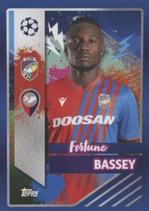 2022-23 Topps UEFA Champions League Sticker Collection #595 Fortune Bassey Front