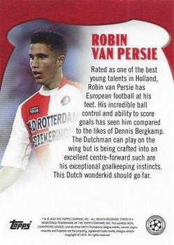 2022-23 Topps The Lost Rookie Cards - Green #NNO Robin van Persie Back
