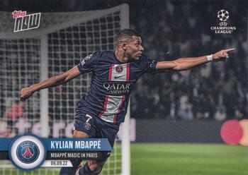 2022-23 Topps Now UEFA Champions League #008 Kylian Mbappé Front