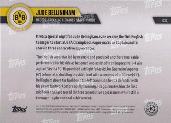 2022-23 Topps Now UEFA Champions League #032 Jude Bellingham Back