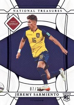 2022 Panini National Treasures FIFA Road to World Cup - Sapphire #50 Jeremy Sarmiento Front