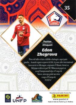 2022-23 Panini FC Ligue 1 #35 Edon Zhegrova Back
