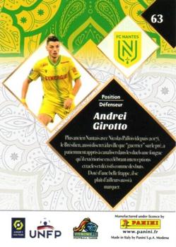 2022-23 Panini FC Ligue 1 #63 Andrei Girotto Back
