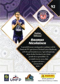 2022-23 Panini FC Ligue 1 #92 Rasmus Nicolaisen Back