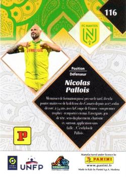 2022-23 Panini FC Ligue 1 #116 Nicolas Pallois Back