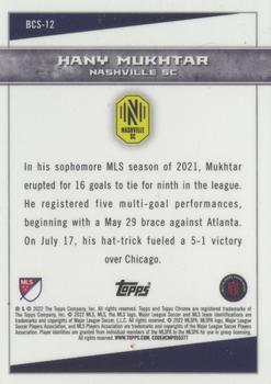 2022 Topps Chrome MLS - Big City Strikers #BCS-12 Hany Mukhtar Back