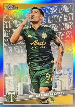 2022 Topps Chrome MLS - Big City Strikers #BCS-14 Felipe Mora Front