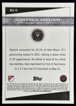2022 Topps Chrome MLS - Big City Strikers #BCS-18 Gonzalo Higuaín Back