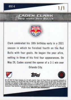 2022 Topps Chrome MLS - Big City Strikers SuperFractor #BSC-6 Caden Clark Back