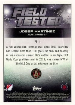 2022 Topps Chrome MLS - Field Tested #FT-1 Josef Martínez Back