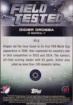 2022 Topps Chrome MLS - Field Tested #FT-2 Didier Drogba Back