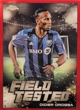 2022 Topps Chrome MLS - Field Tested Red #FT-2 Didier Drogba Front